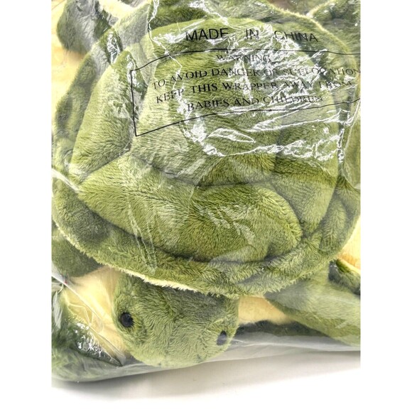 Jaag Plush Sea Turtle w/Babies 3D Throw Pillow Soft Vintage 15x11 NWT HTF - Picture 4 of 16